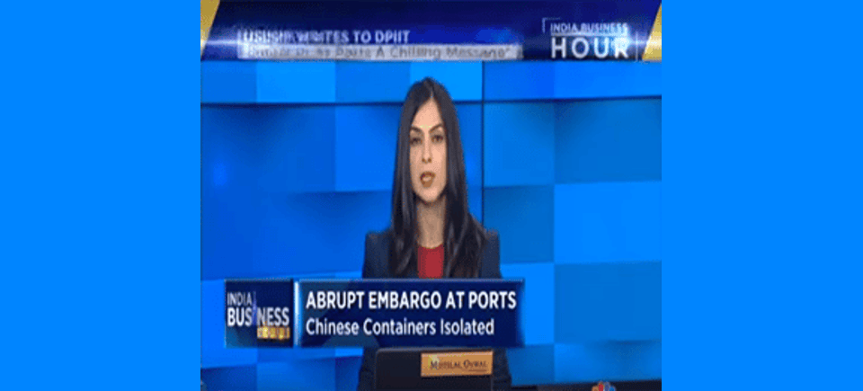 India should provide a timeline on when consignments from China will be cleared, says USISPF