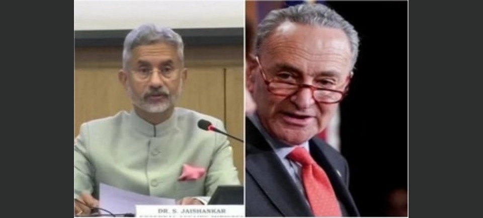 EAM Jaishankar, US Senator Schumer