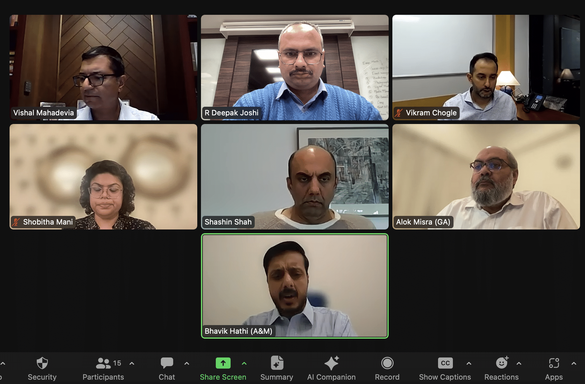 Strategic Working Group Meeting on Private Equity