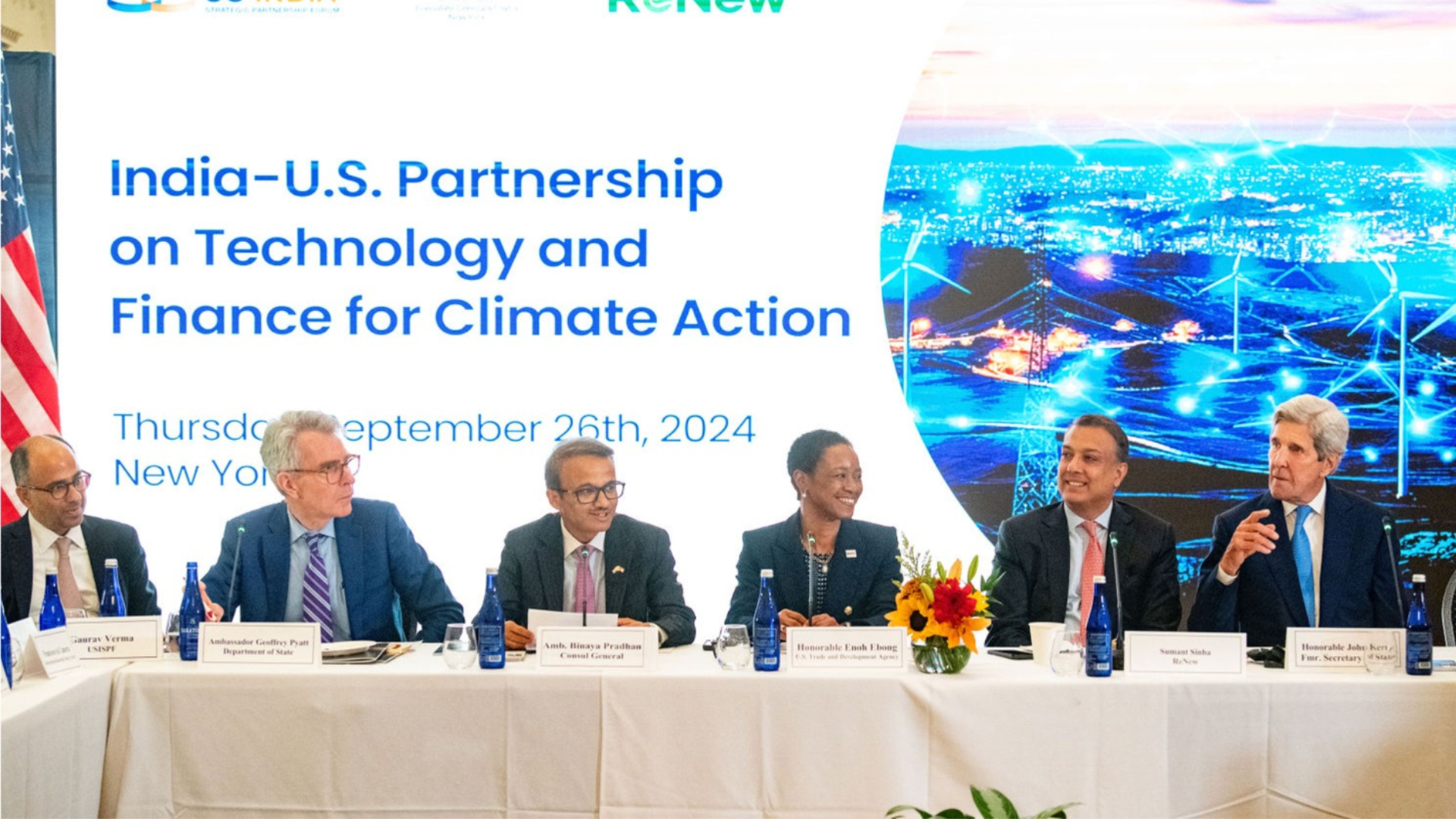 Roundtable on India-US Partnership on Technology and Finance for Climate Action