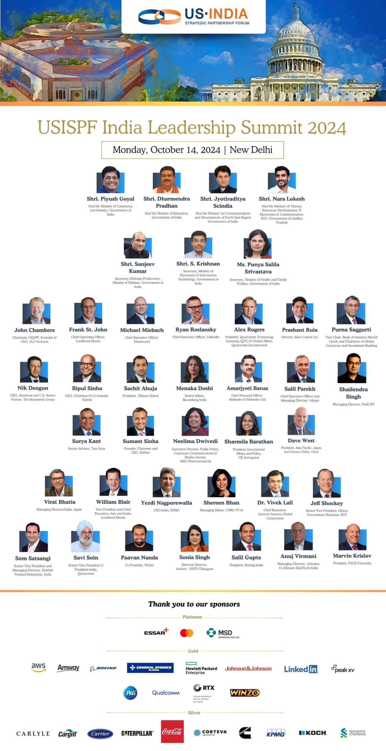 USISPF India Leadership Summit 2024