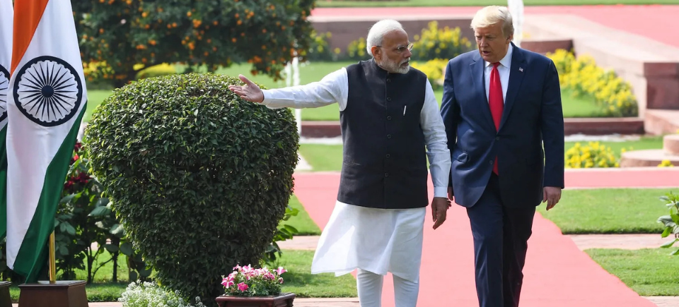 PM Modi with Donald Trump