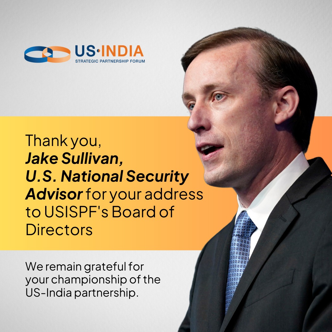 USISPF Board Hosts U.S. National Security Advisor, Jake Sullivan