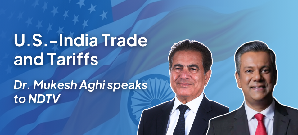US-India Partnership Forum Head Mukesh Aghi On Trump's "Tariff Negotiation Ploy"