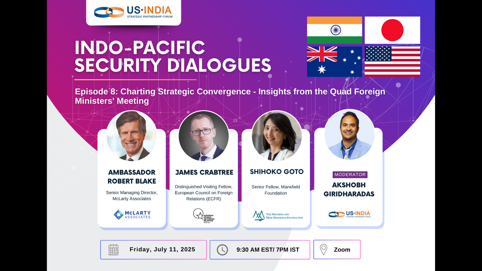 Charting Strategic Convergence - Insights from the Quad Foreign Ministers