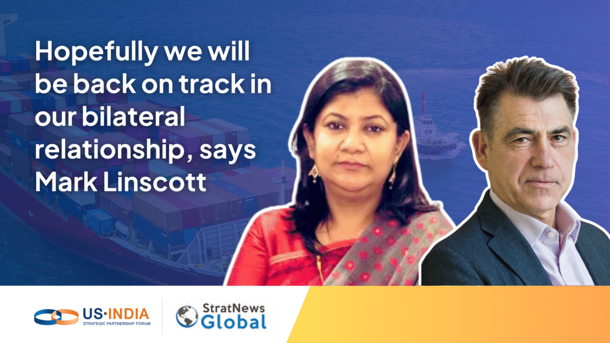 Hopefully we will be back on track in our bilateral relationship, says Mark Linscott