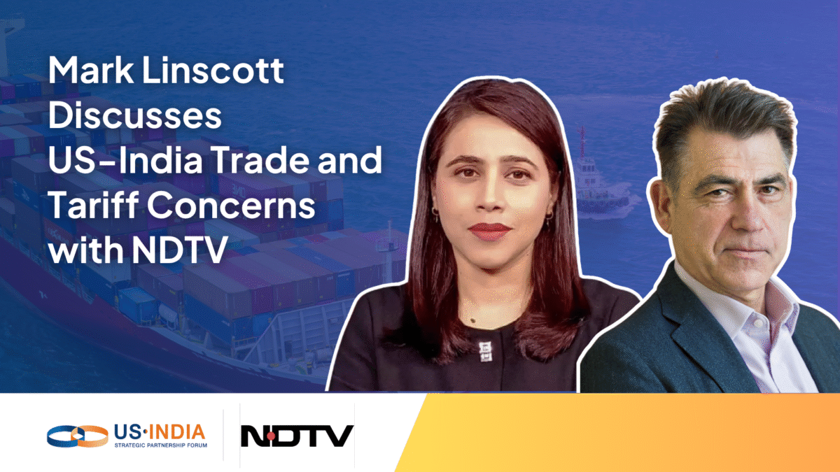Mark Linscott Discusses US-India Trade and Tariff Concerns with NDTV