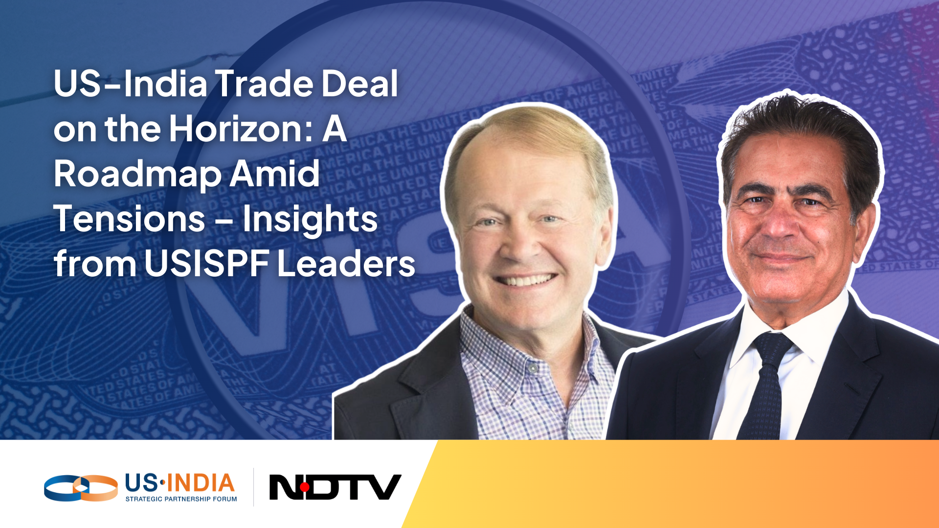 US-India Trade Deal on the Horizon A Roadmap Amid Tensions – Insights from USISPF Leaders