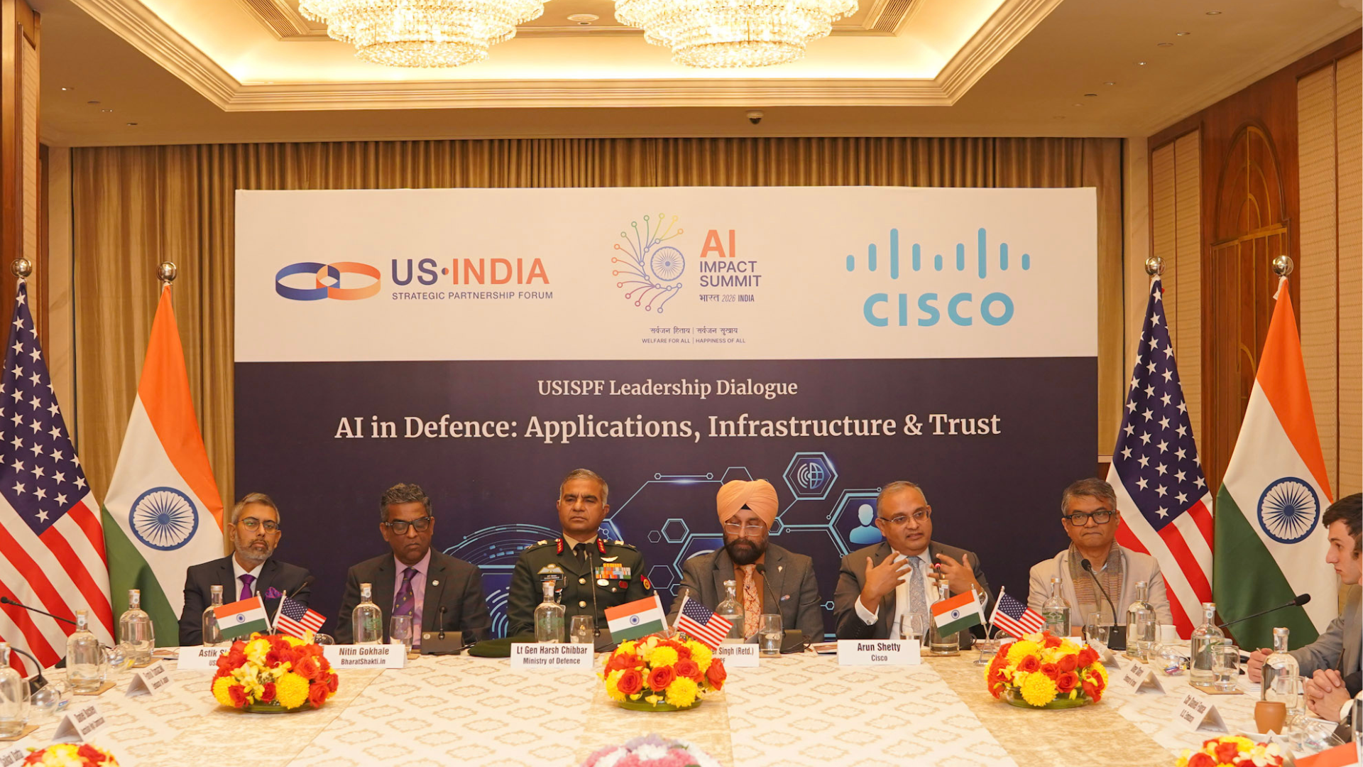 Leadership Dialogue on “AI in Defence: Applications, Infrastructure, & Trust”