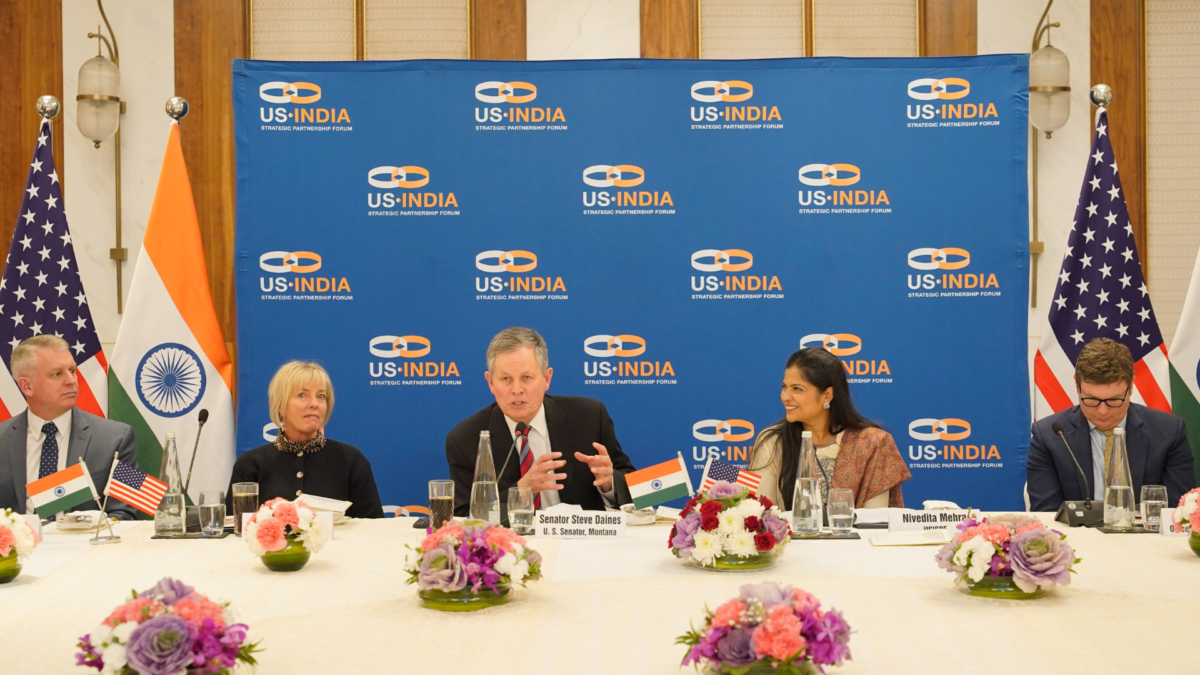 USISPF Hosts US Senator Steve Daines in New Delhi, discusses advancing economic and strategic cooperation