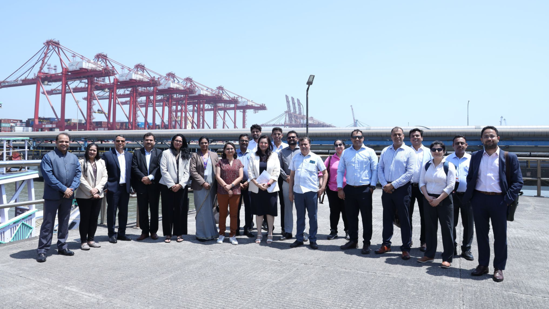 USISPF Led a Multi-Sector Delegation to Jawaharlal Nehru Port Authority (JNPA).