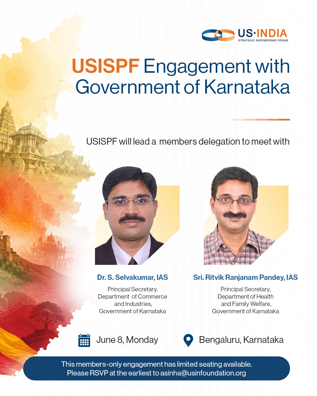 USISPF Delegation to Government of Karnataka